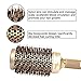 Round Brush for Hair Styling, Nano Thermal Ceramic & Ionic Tech Hair Brush with Boar Bristles for Blow Drying, Straightening, Shiny Hair, Wavy