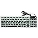CHINFAI External Keyboard for Laptop Silicone Roll Up Folding Travel Portable Wired USB Keyboard for Tablet Computer PC (Black)