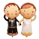 Ximkee 34 Inch Wedding Couple Helium Foil Inflatable Balloons Party Decoration Supplies