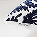 HWY 50 Decorative Couch Throw Pillow Covers 18x18 Inch Embroidered Cotton Branches Accent Throw Pillows Case Cushion Cover for Living Room Bed 1 Piece Navy Blue