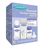 Lansinoh Breastmilk Storage and Feeding Set, BPA Free and BPS Free