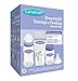 Lansinoh Breastmilk Storage & Feeding Set With 2-5 Ounce Bottles, 2-8 Ounce Bottles, 2 Slow Flow Nipples, 2 Medium Flow Nipples, 4 Bottle Caps & Collars, 4 Storage Caps, 30-6 Ounce Milk Storage Bags
