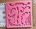 Anyana Scroll sculpted sugarcraft silicone mold 3d Retro Palace gumpaste cake decorating Baroque fondant cupcake decotions
