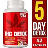THC Detox Made in USA - BIO-Cleanse - Liver Detox, Urinary Tract & Kidney Cleanse - 5 Day Detox - Broad-Spectrum Toxin Cleanse - Natural THC Remover - Milk Thistle, Cranberry - Vegetarian Capsules