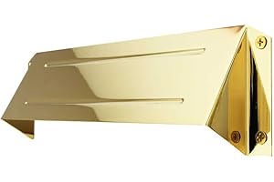 Deltana MSH158U3 MS211 and MS212 Solid Brass Letter Box Hood for Privacy Use with MS0030