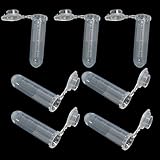 BronaGrand 100pcs 2mL Plastic Vial Tube Sample Storage Container Fragrance Beads Liquid