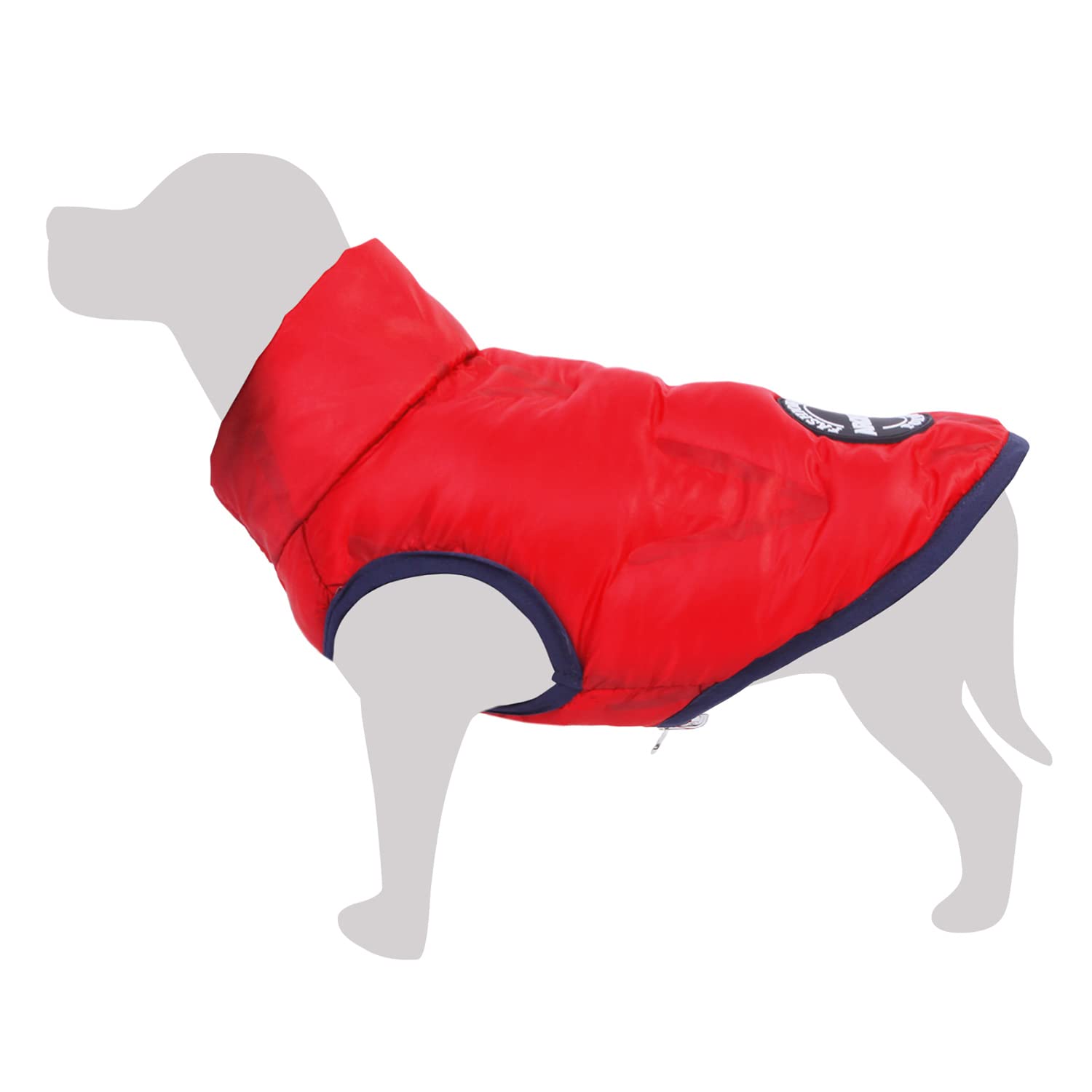 Arquivet Canada Red-Black Reversible Quilted Vest - S/25 cm - Dog Clothes - Helps Protect Them From The Cold - Coats, Sweatshirts, Sweatshirts, Sweatshirts, Cardigans, Jackets, Sweaters, Raincoats &