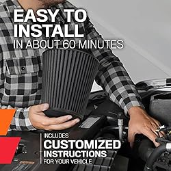 K&N Cold Air Intake Kit: High Performance, Increase