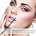 Professional Brow Brush and Lash Comb Spoolie Duo Purpose Makeup Brush for Eyebrows Eyelining and Eyelashes