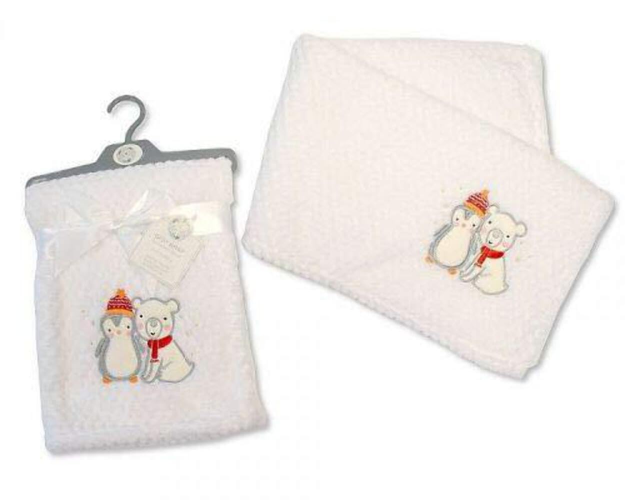 Snuggle Baby Baby Wrap Blanket "Christmas Friends"