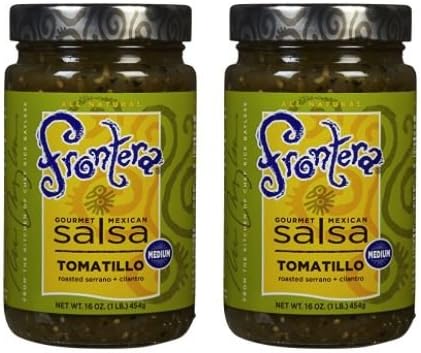 Frontera Foods Medium Tomatillo Salsa - 16 oz (Pack of 2)