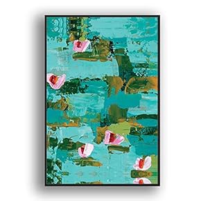 Framed Canvas Wall Art for Living Room, Bedroom Minimalist Abstract Canvas Prints for Modern Home Decoration Ready to Hang - 16"x24" inches