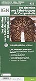 Image de Chemins Vers St-Jacques-de-Compostelle: IGN-922 1:1M (French Edition)