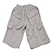 Pro Club Men's Cargo Fleece Short, Heather Gray, Small