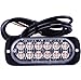 CARGO LED 4pcs Universal Super Bright Car Truck Warning Caution Emergency Construction Waterproof Surface Mount Beacon Flash Caution Strobe Light Bar -12LED (Amber&Amber)
