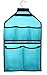 MISSLO Mesh Bathroom Shower Organizer with Rotatable Hanger (Blue)