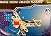 Mini Red & Silver Airplane ~ Mini Construction ~ Metal Model with Tools & Instruction