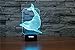 LovoIn Dancing Dolphin 3D LED Illusion Night Light Table Desk Room Lamp, 7 Colors Changing, Touch Switch USB Charging, Gift for Kids Family Friends and Home Decoration Light