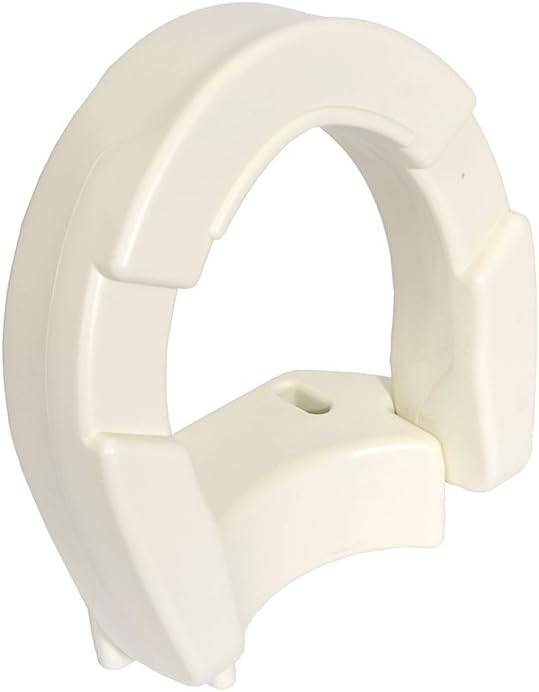 Essential Medical Supply Toilet Seat Riser, Elongated, 19.5 x 14 x 3.5 Inch: Health & Personal Care