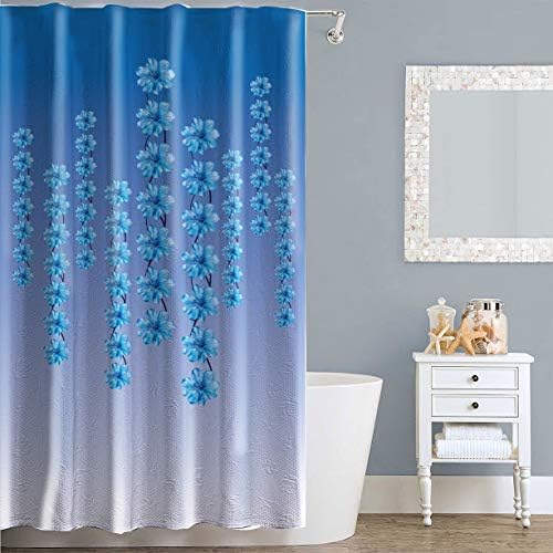 Right Canvas Blue/White 180cm x 200cm Shower Curtain RG138NPFL00075