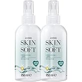 AVON SKIN SO SOFT Original Jojoba Dry Oil Spray - 8.45 Fl.oz, Body Oil After Shower (2- PACK)