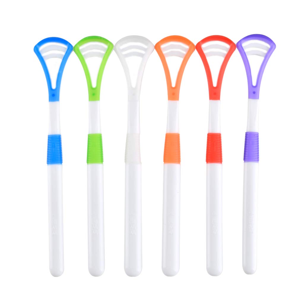 Tongue Scraper Cleaner Brush,5 Pack Tongue Cleaners Includedplastic