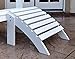 Shine Company Classic Ottoman, White