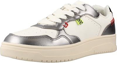 J Lestrella Girl, Zapatillas, Dk Silver White, 38 EU