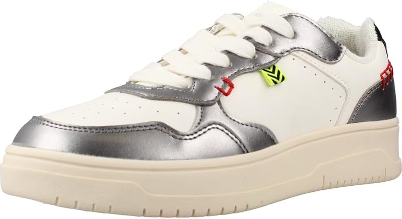J Lestrella Girl, Zapatillas, Dk Silver White, 38 EU