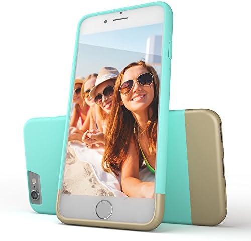 Primed4U Elegance Series Slim Case for Apple iPhone 6 - Mint/Cream/Gold