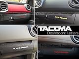 Toyota Tacoma 2016 2017 Dashboard Letter Insert Not Decals - Red