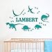Cool Custom-made Personalized Dinosaur Footprint Name Wall Sticker Boy bedroom Nursery Wall Art Decals Stickers-You select name&color