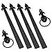 Crown Bolt 10014 Premium Style Decorative Garage Door Kit, 4-Pack Black