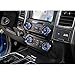 Voodonala Aluminum Alloy Inner Accessories Air Conditioner Switch Cover CD Button Ring Trim for Ford F150 XLT 2016 2017 2018(Blue)