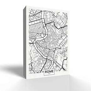 Canvas Wall Art-Rome-Canvas Prints Home Artwork Decoration for Living Room,Bedroom - 12x18 inches