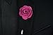 Flairs New York Gentleman's Essentials Premium Handmade Flower Lapel Pin Boutonniere (Pack of 1 Pin, Fairway Green Begonia)