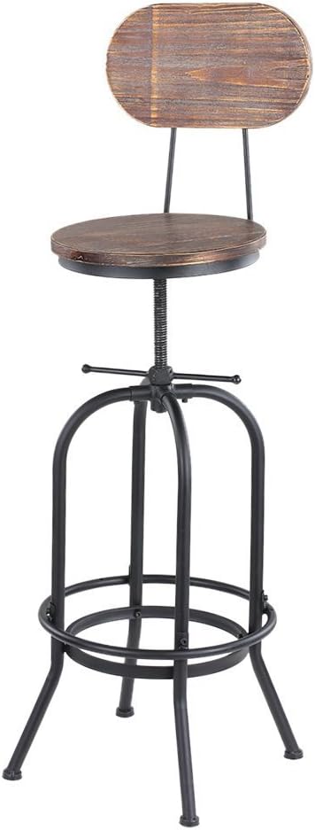 Best Ikayaa Metal Industrial Bar Stool