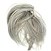 New Style Hair Extension Scrunchie Up Do Down Do Spiky Twister (Silver Grey Mix) Synthetic