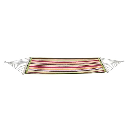 Slack Jack Quilted Fabric Hammock (White, Brown, Red, Orange and Green)