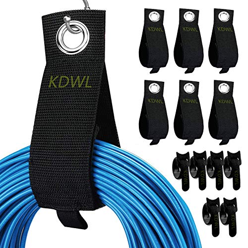 KDWL Extension Cord Organizer, Heavy Duty Storage Straps, Comes with 6