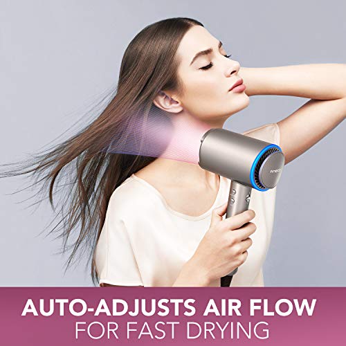 Tineco Smart Ionic Blow Dryer with Diffuser Concentrator Attachments