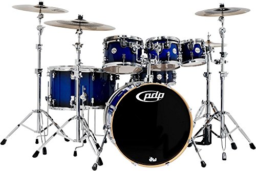 PDP by DW Concept Maple by DW 7-Piece Shell Pack Royal Blue to Black Burst