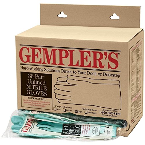 Gemplers 15-mil Unlined Nitrile Gloves
