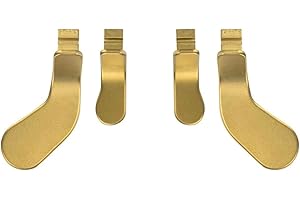 BSUZUN Elite Series 2 Paddles - Accessories for Xbox Elite Controller Series 2 Core, Stainless Steel Replacement Part for Xbox One Elite Controller(Gold)