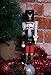 Clever Creations Black Soldier 12 Inch Traditional Wooden Nutcracker, Festive Christmas Décor for Shelves and Tables