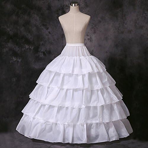 Elinadress Women 4-Hoop Wedding Petticoat Skirt Quinceanera Ball Gown E048