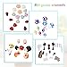 eBoot 56 Pieces Fairy Garden Accessories Miniatures Ornaments Kit for DIY Dollhouse Decor