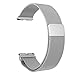 Oitom Watch bands Stailess Steel Milanese Magnetic Loop for Motorola Moto 360 1st 2014 Smartwatch (Silver)