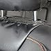 Raptor Vinyl Universal One Front Leather Seat Cover Fits Car Trucks suv with Airbag Split Low Back Bucket Seat Protector Black/Orange