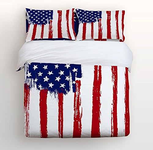 情熱セール Vandarllin 4ピース寝具セットクール素朴なアメリカ国旗プリント布団カバーセット装飾ベッドスプレッドfor Kids 子供 フル Hyj tk Cry 1439 2 ティーン 大人 情熱セール Vandarllin 4ピース寝具セットクール素朴なアメリカ国旗プリント布団カバーセット装飾ベッドスプレッドfor Kids 子供 フル Hyj tk Cry 1439 2 ティーン 大人